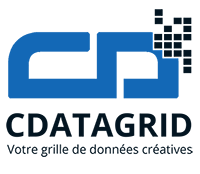 Logo Cdatagrid, entreprise de création de sites web et d’applications professionnels, d’infographie et de réseaux informatiques.
